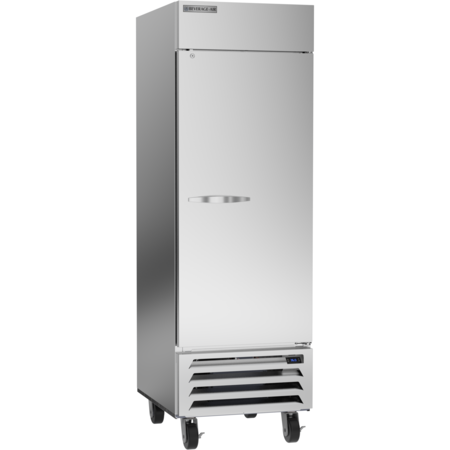 BEVERAGE-AIR Reach In Refrigerator, Single Section, Solid Door, 23.1 Cu. Ft. HBR23HC-1